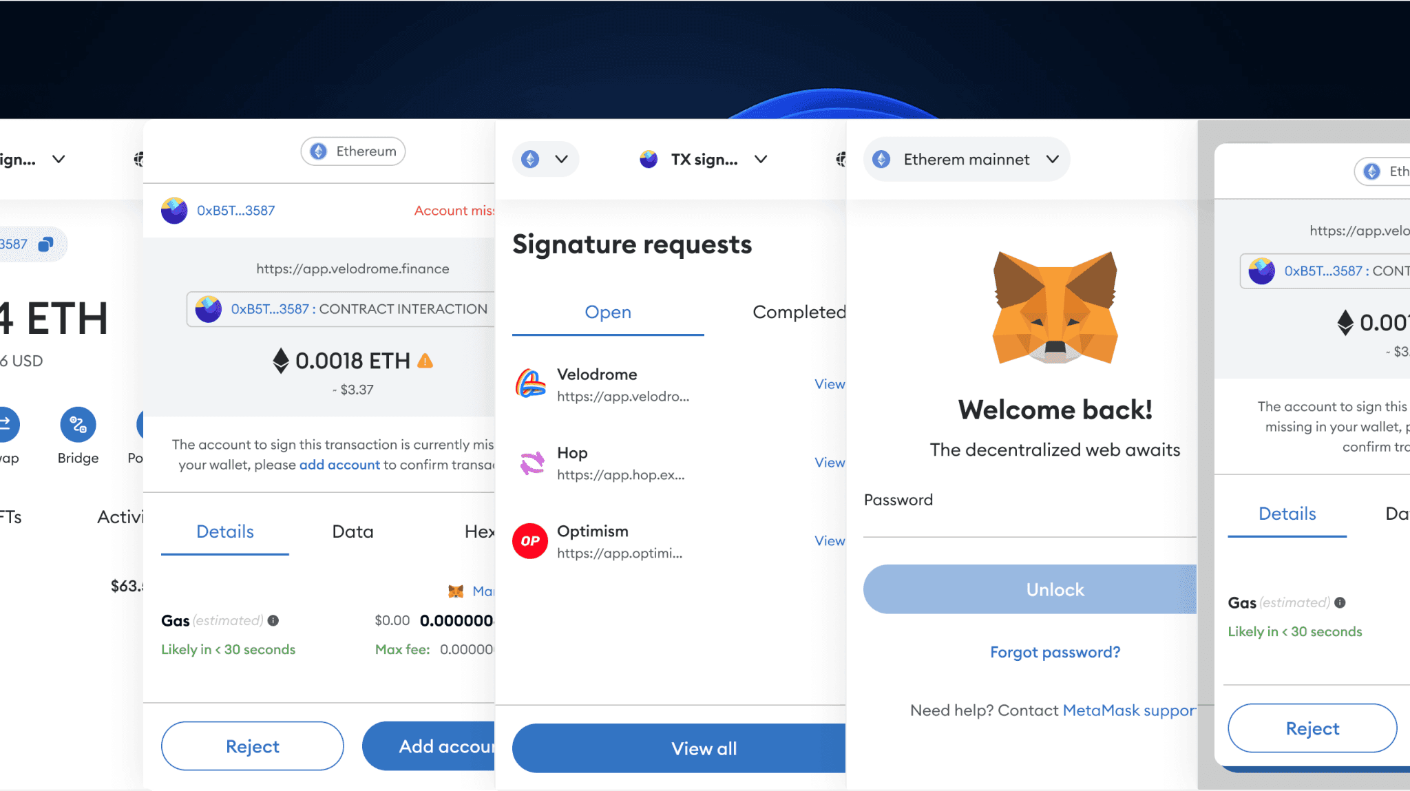 Improving metamask