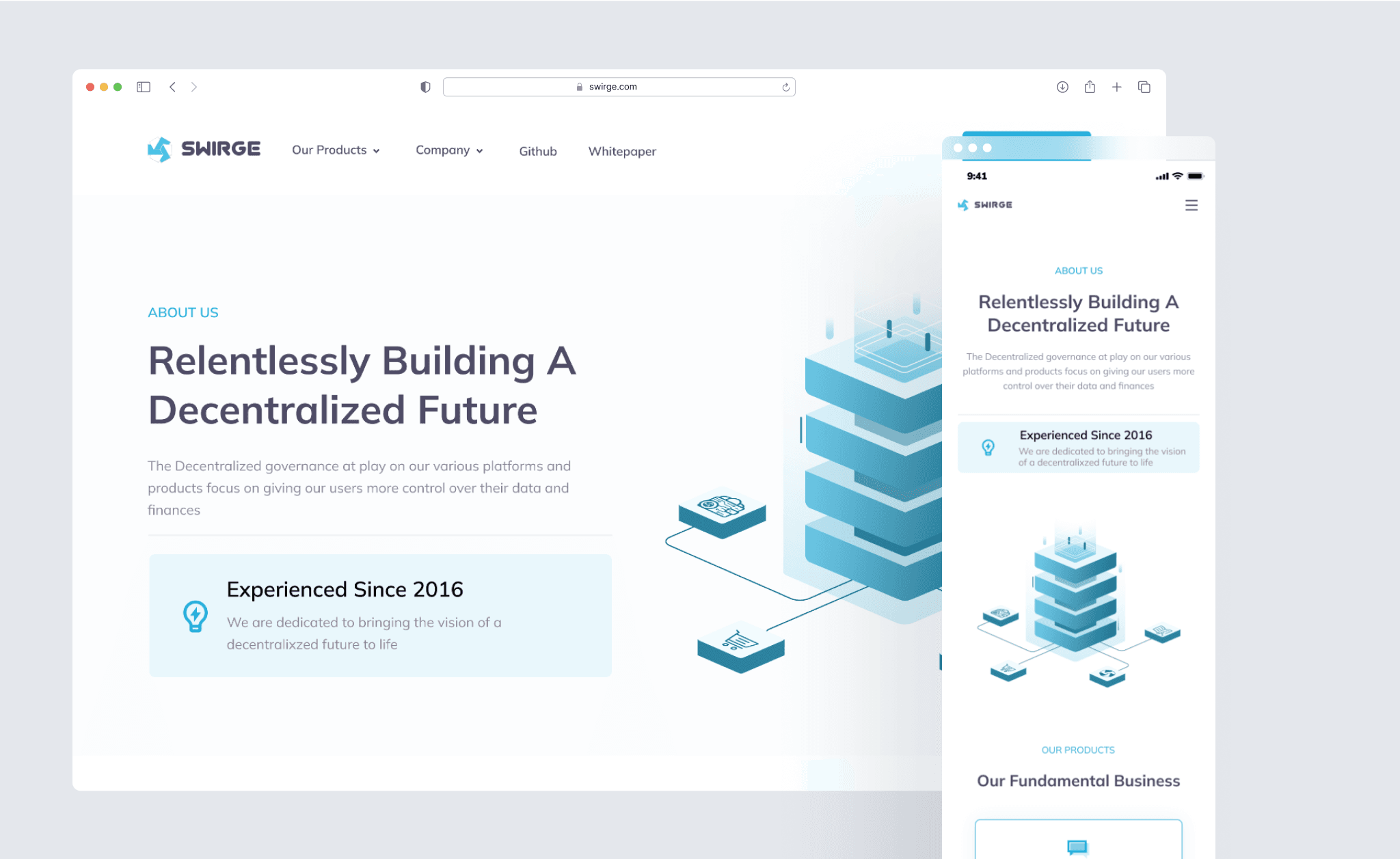 Landing page